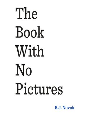 cover image of The Book with No Pictures
